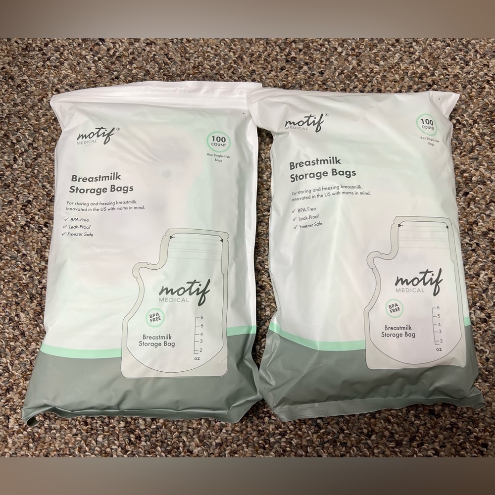 Breastmilk storage bags